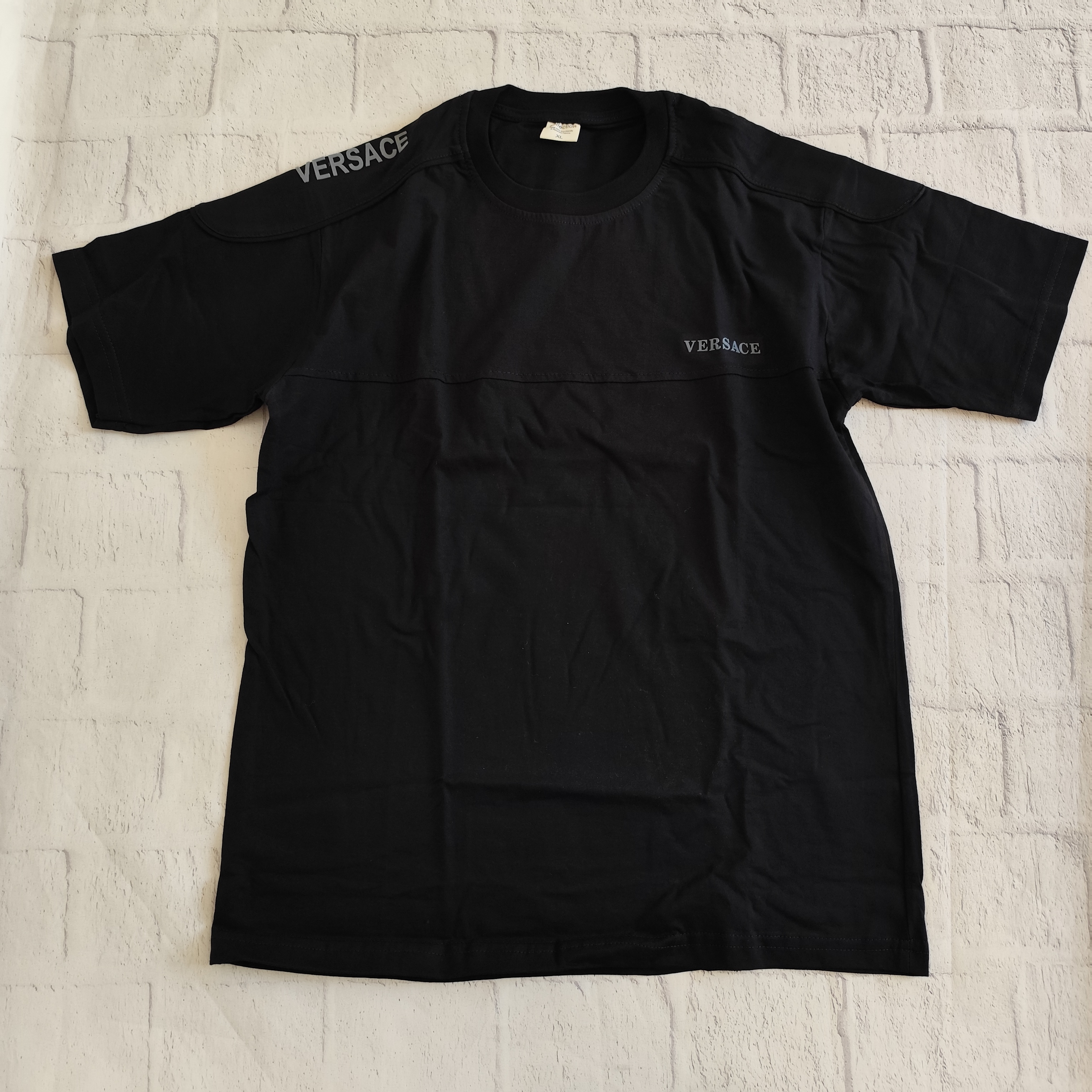 تیشرت مشکی ورساچ نخ پنبه XL تا 4XL